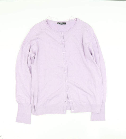 Womens UK Size M Dunnes Stores Purple Cape Jumper