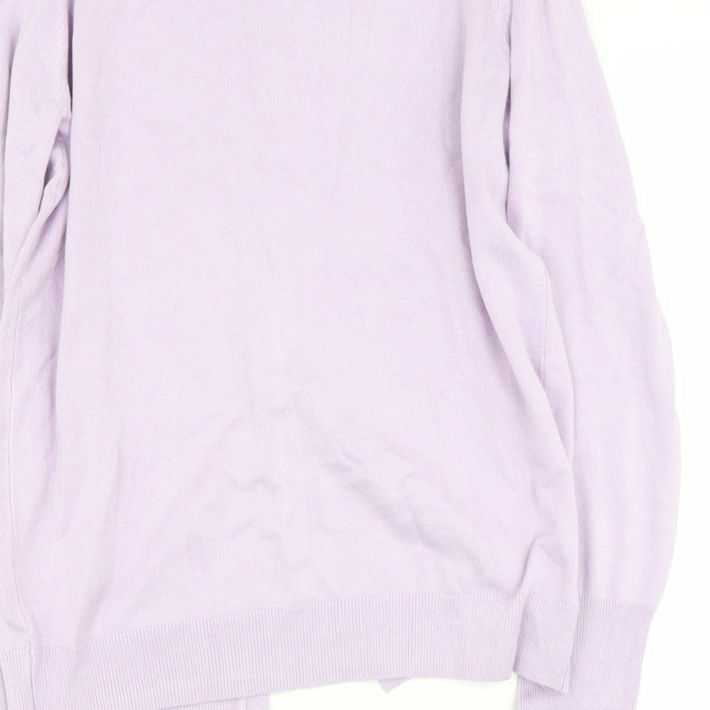 Womens UK Size M Dunnes Stores Purple Cape Jumper