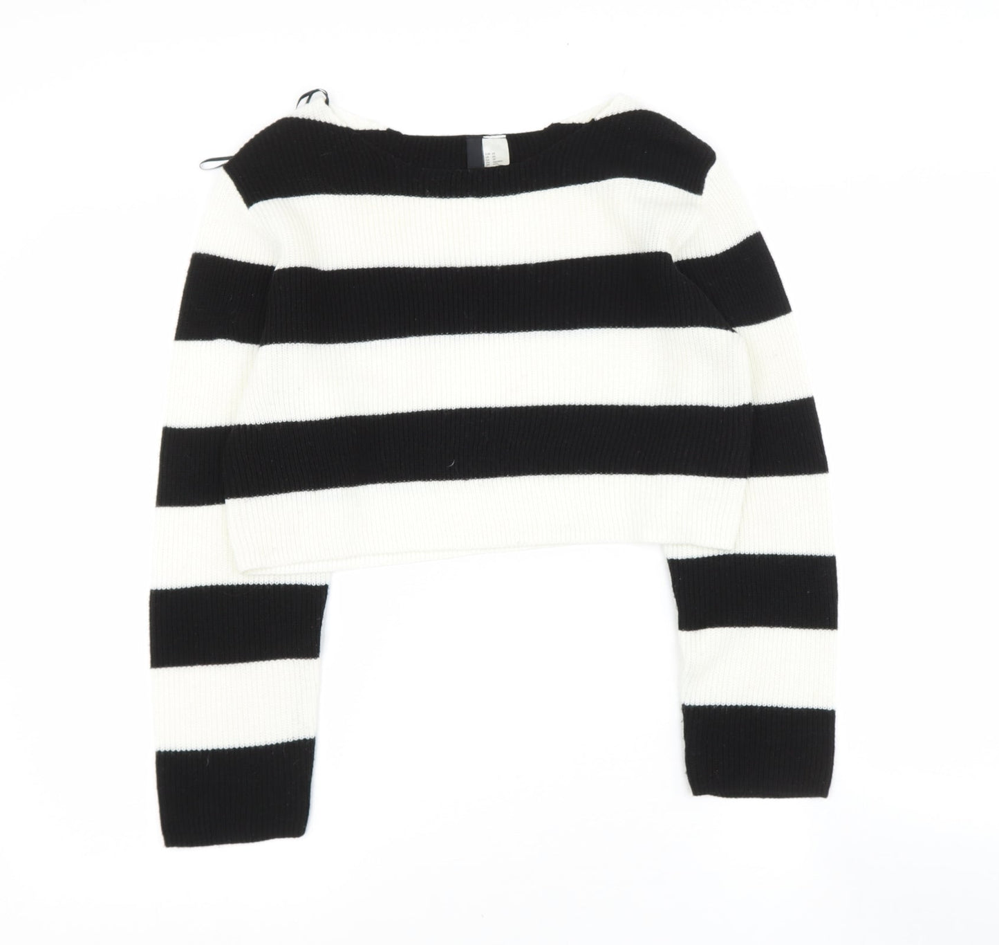 Womens UK Size S Preworn Black Pullover Jumper