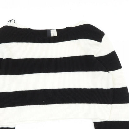 Womens UK Size S Preworn Black Pullover Jumper