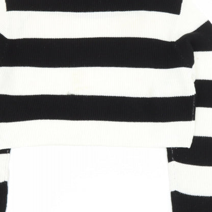 Womens UK Size S Preworn Black Pullover Jumper