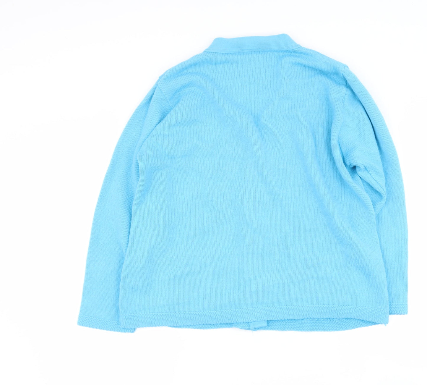 Womens UK Size M Florida Blue Cape Jumper