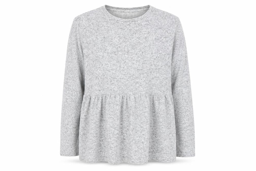 Womens UK Size 12 F&F Grey Pullover Jumper