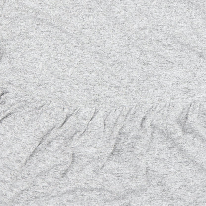 F&F Womens Grey Round Neck  Viscose Pullover Jumper Size 12