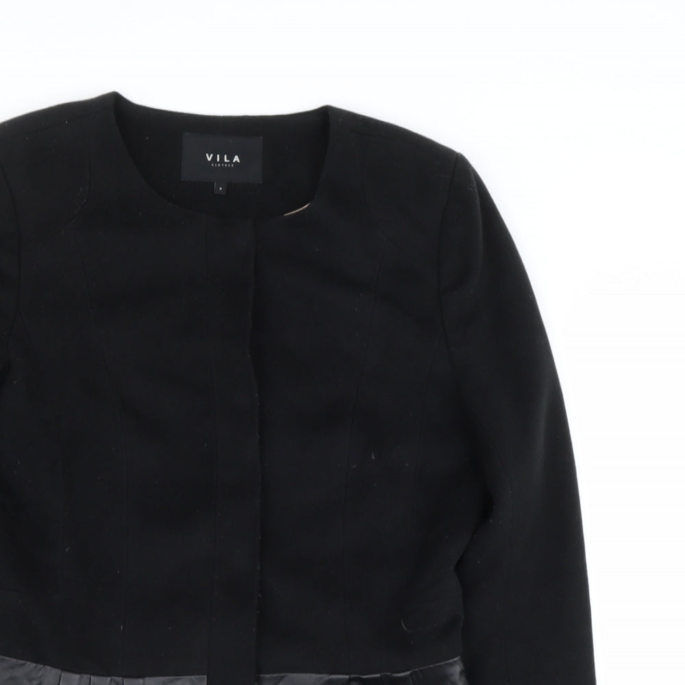 Womens UK Size S VILA Black Jacket