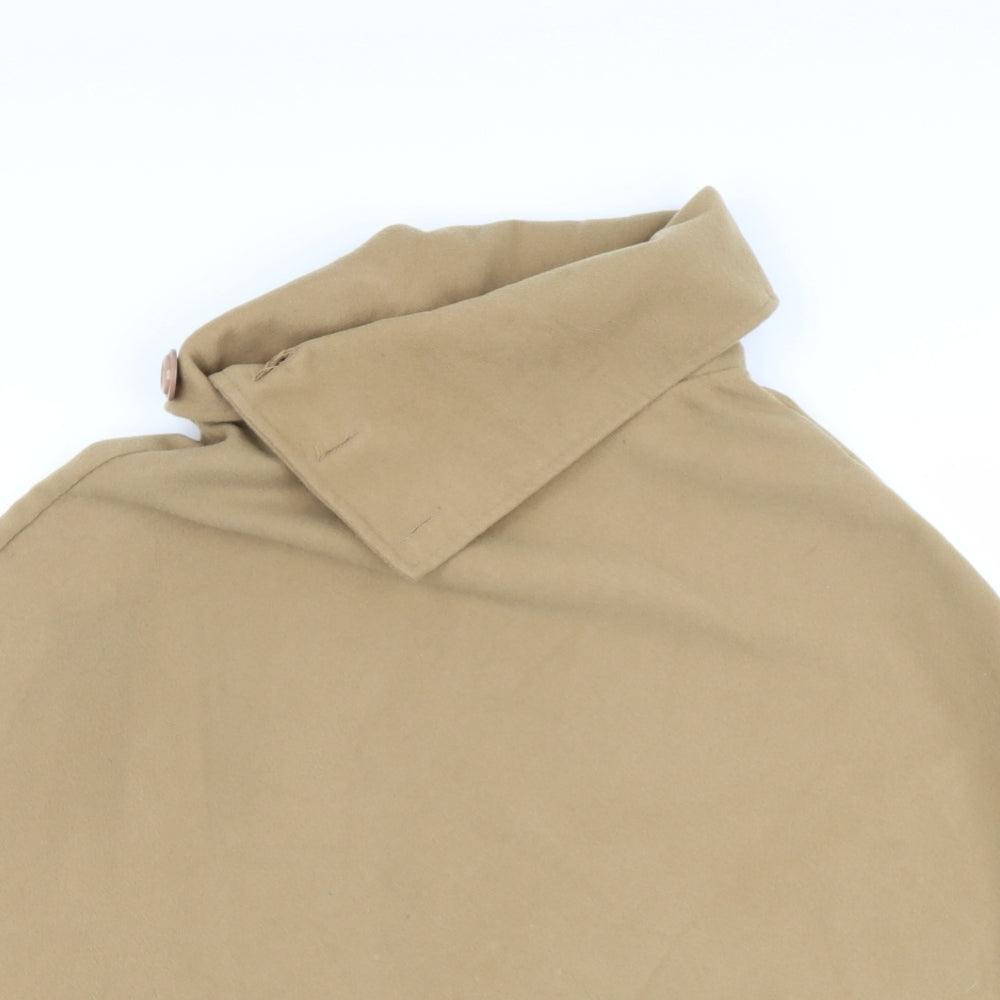 IZABEL Womens Beige Collared  Polyester Cardigan Jumper Size 8