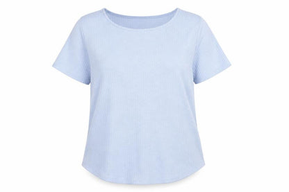 Womens UK Size XL SheIn Blue Basic Blouse