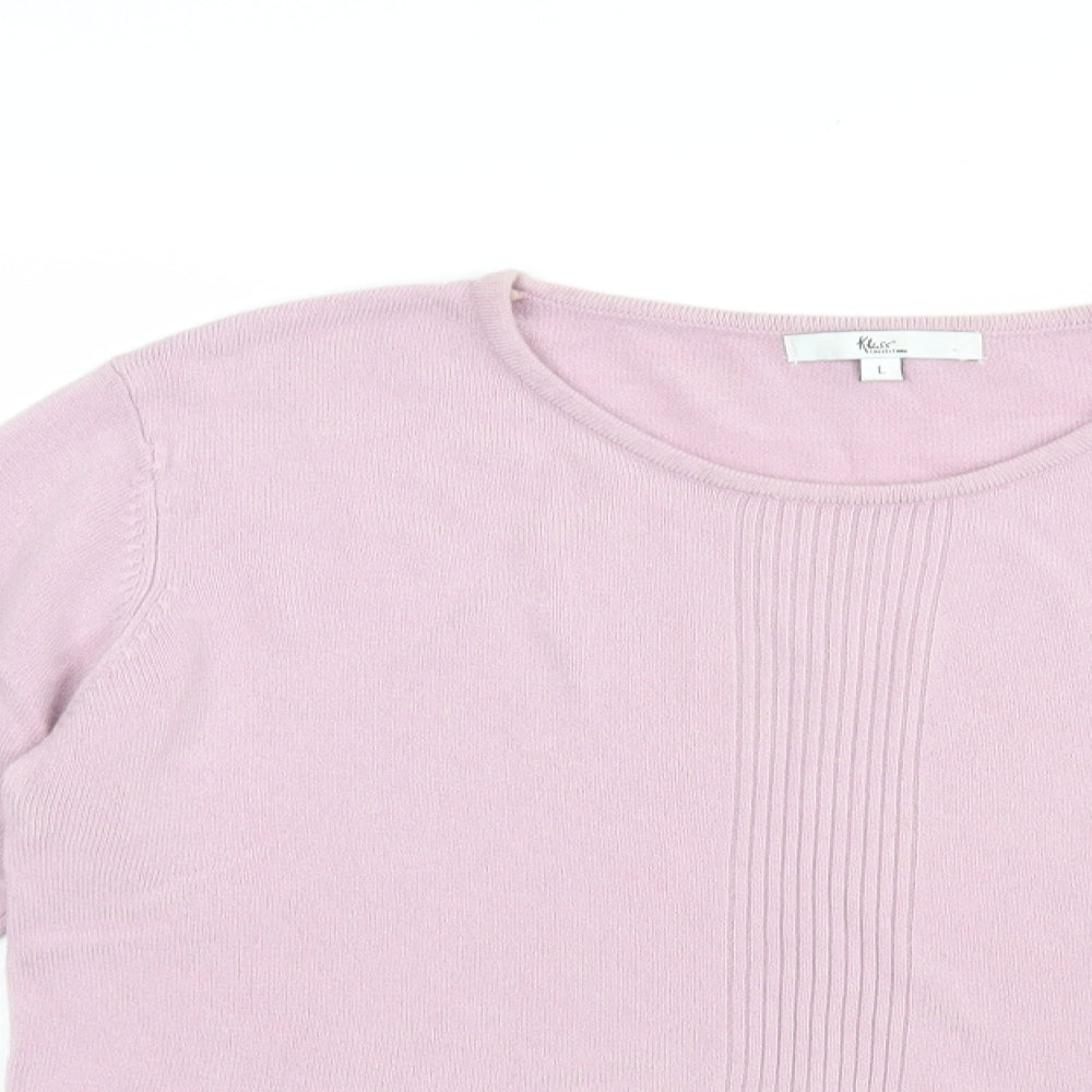 Womens UK Size L Klass Pink Pullover Jumper