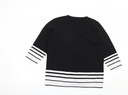 Womens UK Size M Bonmarché Black Pullover Jumper