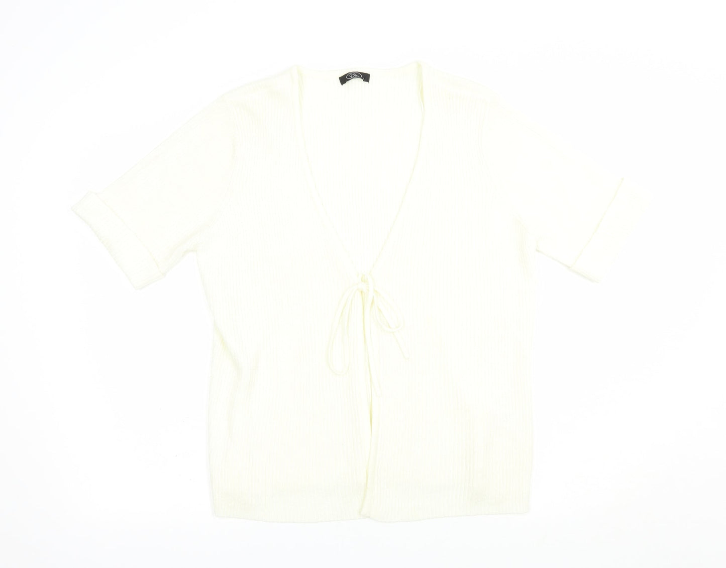 Womens UK Size L Bonmarché Ivory Cardigan Jumper