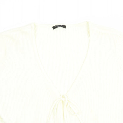Womens UK Size L Bonmarché Ivory Cardigan Jumper