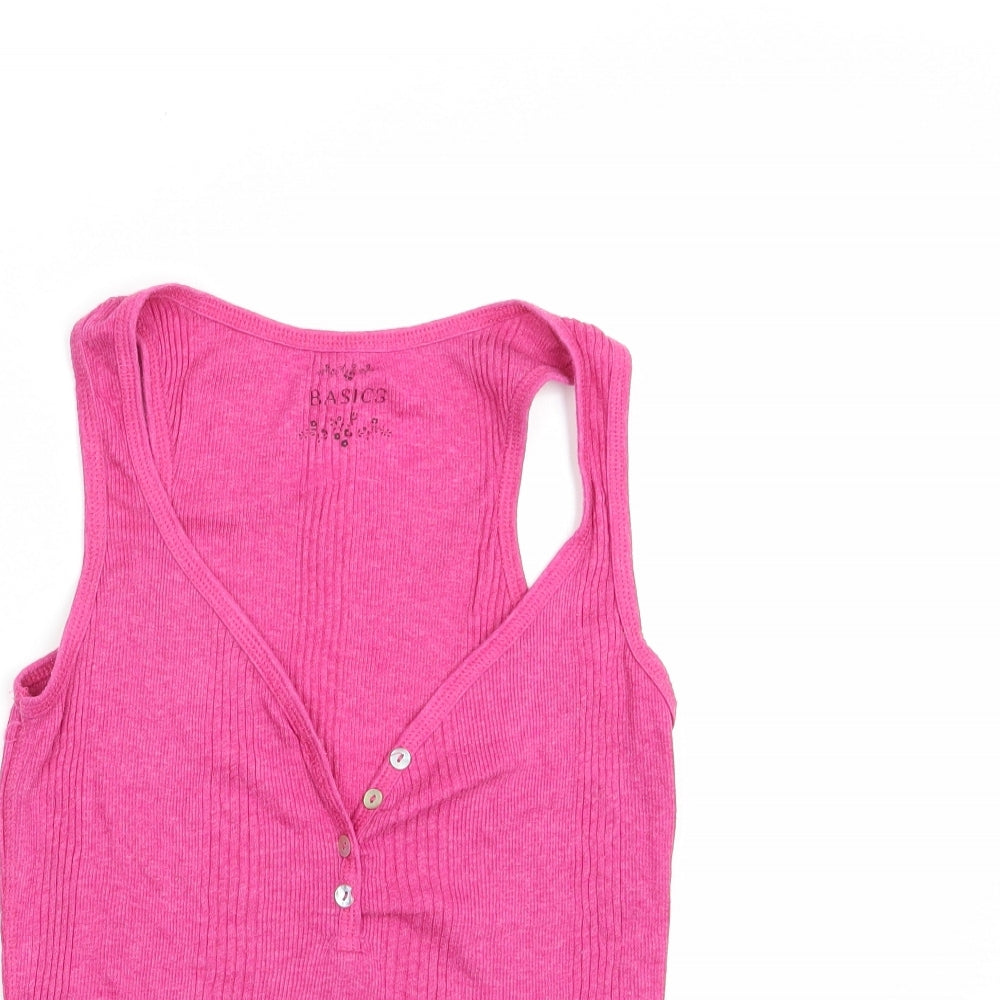Womens UK Size 12 Atmosphere Pink Basic Tank