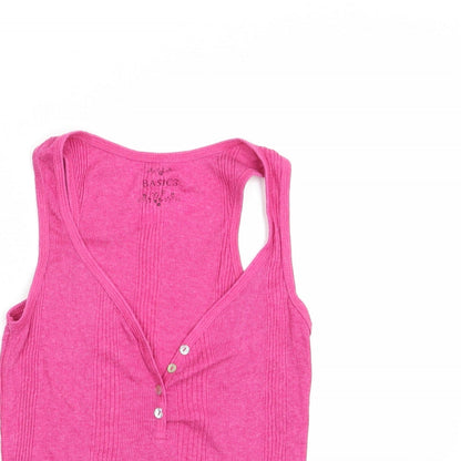 Womens UK Size 12 Atmosphere Pink Basic Tank