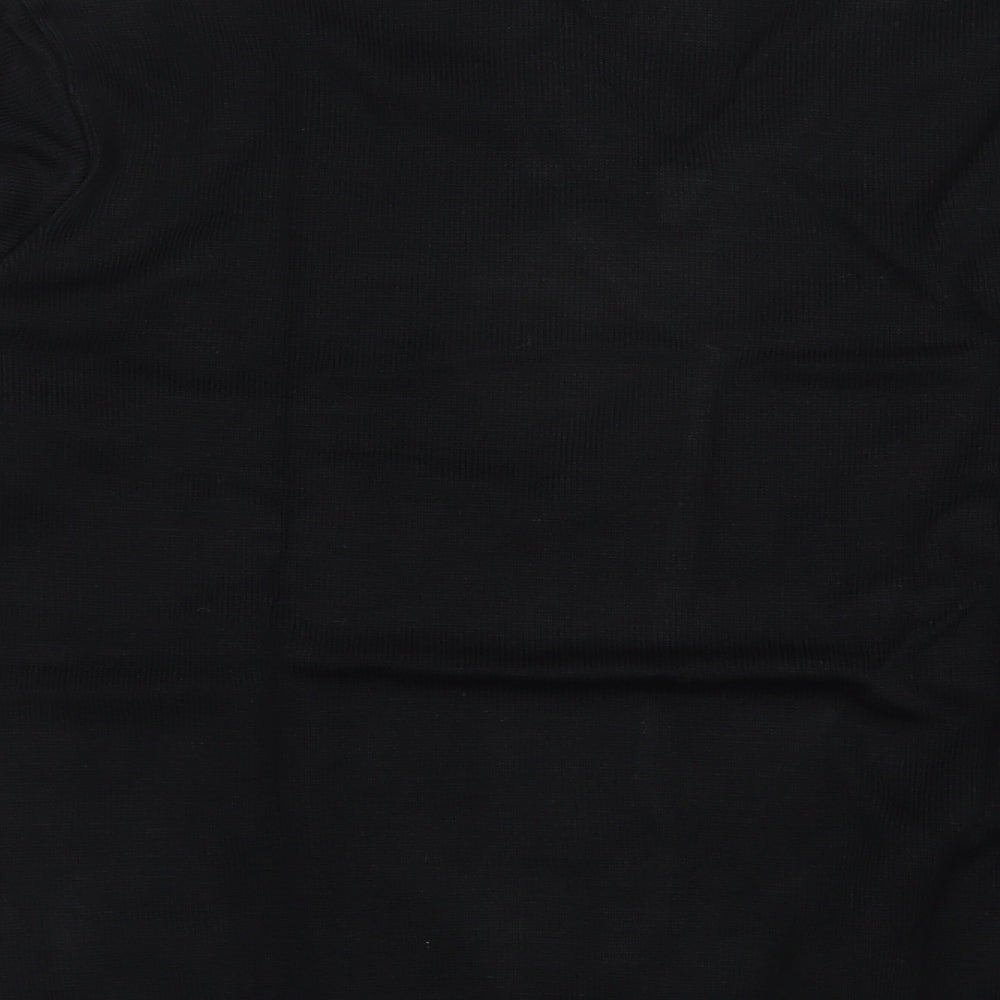 Direct Corporate Mens Black V-Neck  Acrylic Pullover Jumper Size XL