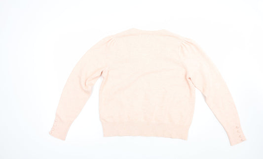 Womens UK Size 12 Marks and Spencer Pink Pullover Jumper