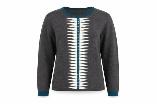 Womens UK Size M Autonomy Grey Pullover Jumper