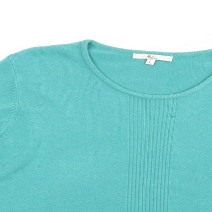Womens UK Size L Klass Green Pullover Jumper