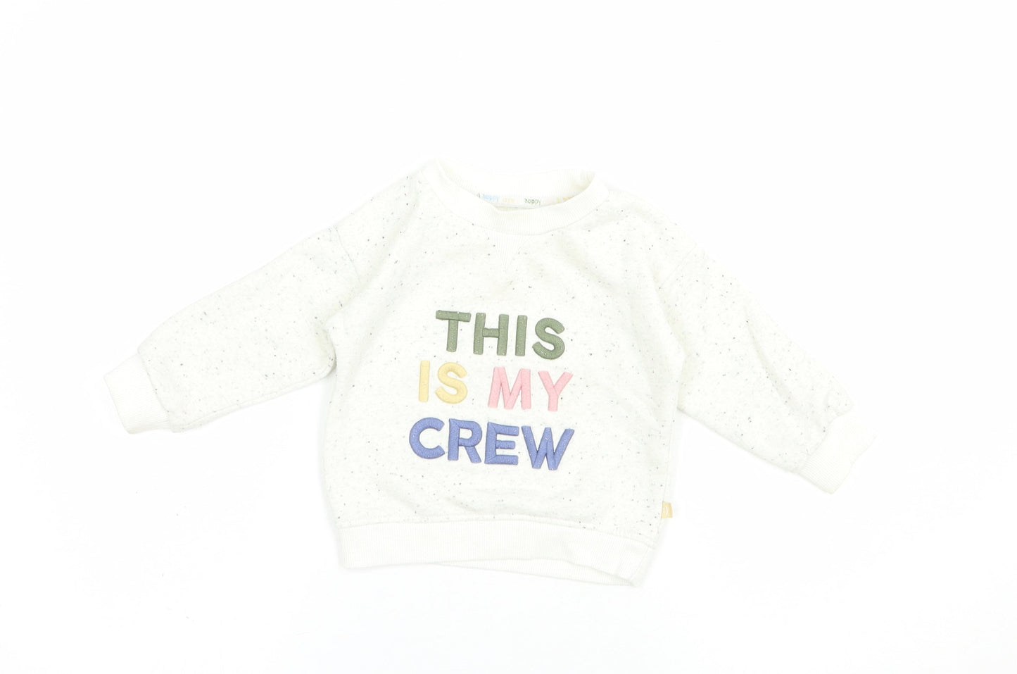 Primark Baby Ivory  Cotton Pullover Jumper Size 12-18 Months  Pullover - Mu Crew