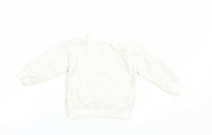 Primark Baby Ivory  Cotton Pullover Jumper Size 12-18 Months  Pullover - Mu Crew