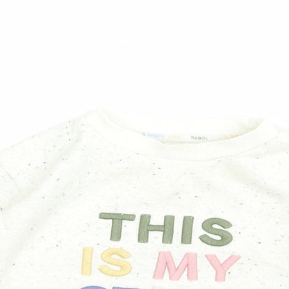 Primark Baby Ivory  Cotton Pullover Jumper Size 12-18 Months  Pullover - Mu Crew
