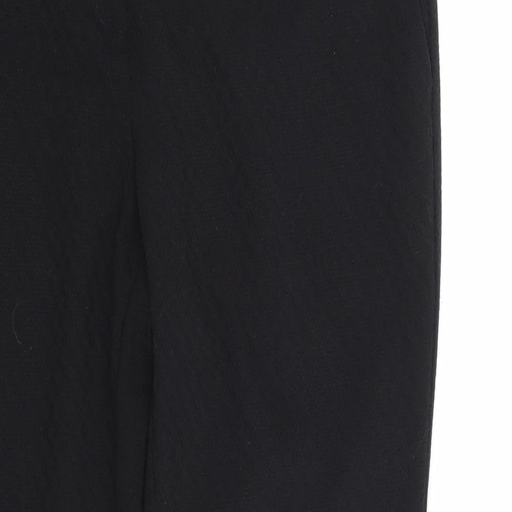 Womens UK Size 10 NEXT Regular Fit Dress Pants Black Trousers