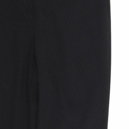 Womens UK Size 10 NEXT Regular Fit Dress Pants Black Trousers