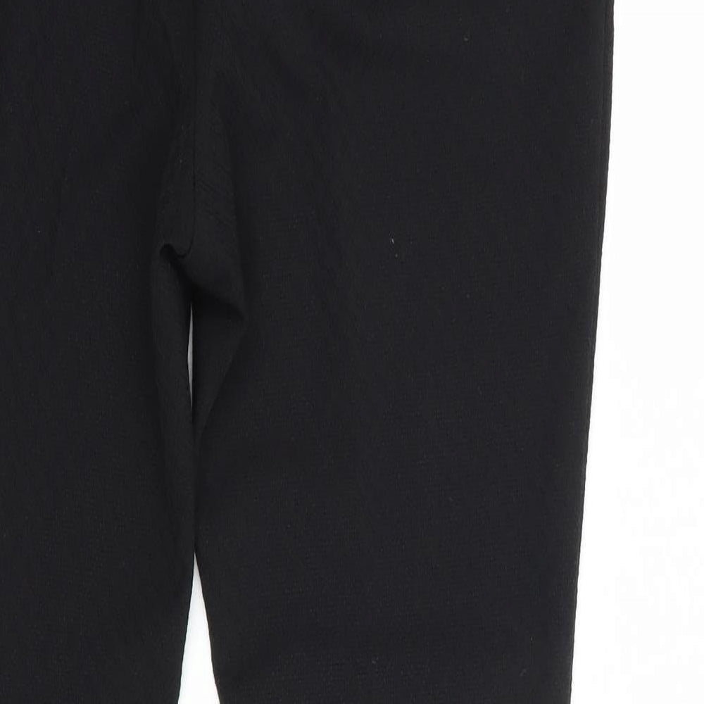Womens UK Size 10 NEXT Regular Fit Dress Pants Black Trousers