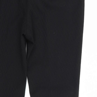 Womens UK Size 10 NEXT Regular Fit Dress Pants Black Trousers