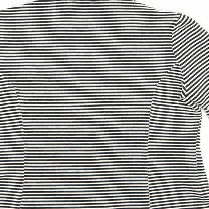 Papaya Womens Black Striped  Jacket Blazer Size 14
