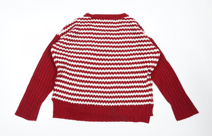 Womens UK Size 16 Internacionale Red Pullover Jumper