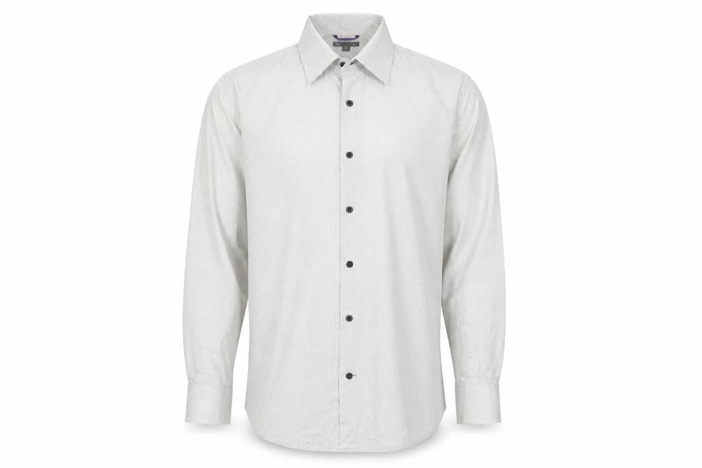 Mens UK Size L Gap Grey  Button-Up Long Sleeve Casual Shirt