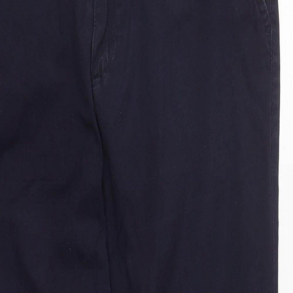 Womens UK Size 10 H&M Regular Fit  Blue Trousers