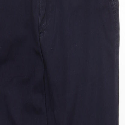 Womens UK Size 10 H&M Regular Fit  Blue Trousers
