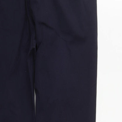 Womens UK Size 10 H&M Regular Fit  Blue Trousers