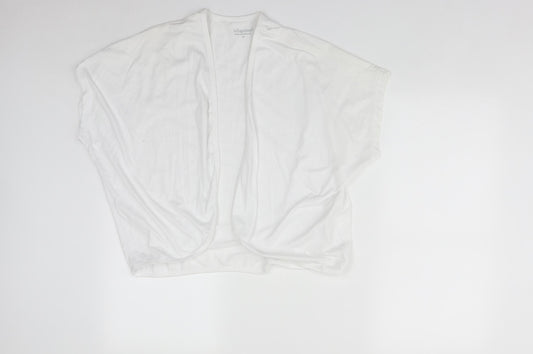 Womens UK Size 18 BEING CASUAL White Shrug Jumper