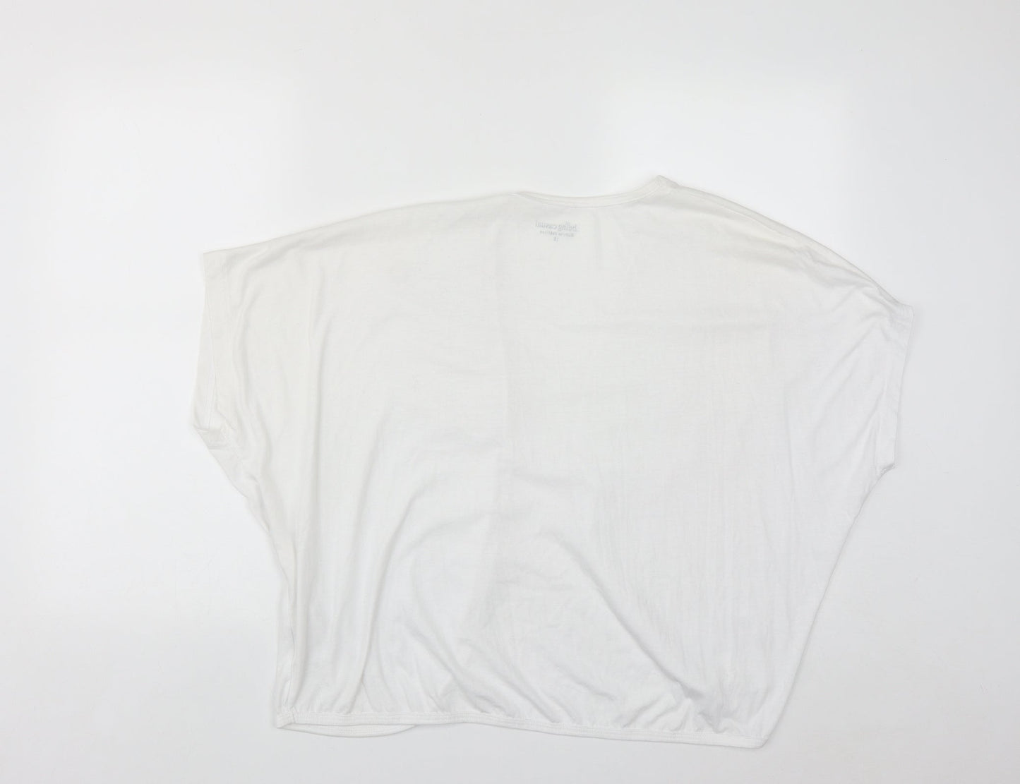Womens UK Size 18 BEING CASUAL White Shrug Jumper