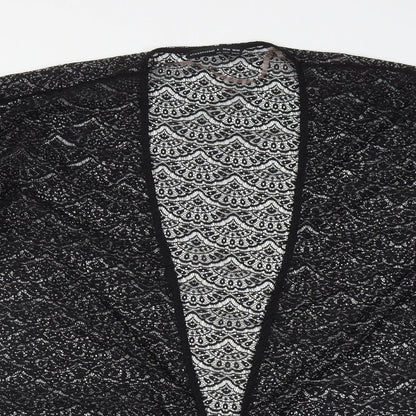 Womens UK Size S Atmosphere Black Shrug Jumper