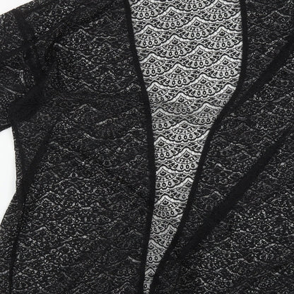 Womens UK Size S Atmosphere Black Shrug Jumper