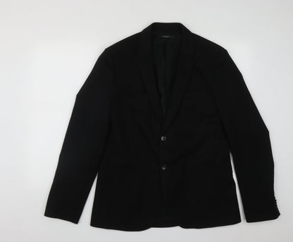 Daily Outfit Womens Black   Jacket  Size M  Button