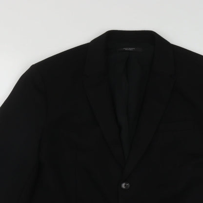 Daily Outfit Womens Black   Jacket  Size M  Button