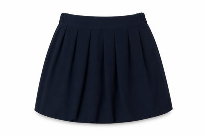 Preworn Girls Blue  Polyester A-Line Skirt Size S  Regular Zip