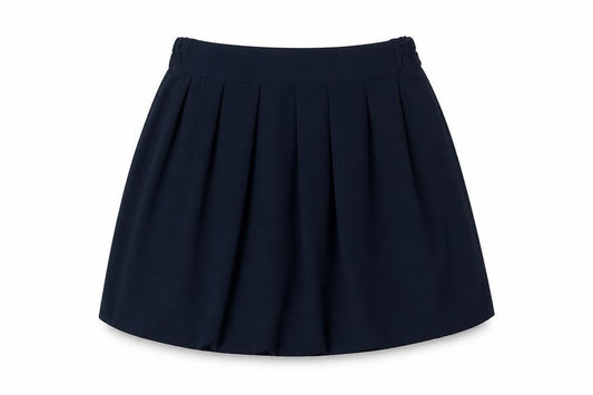 Preworn Girls Blue  Polyester A-Line Skirt Size S  Regular Zip