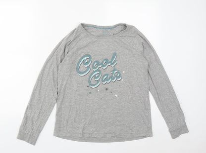 Womens UK Size M Marks and Spencer Grey Pullover Sweatshirt