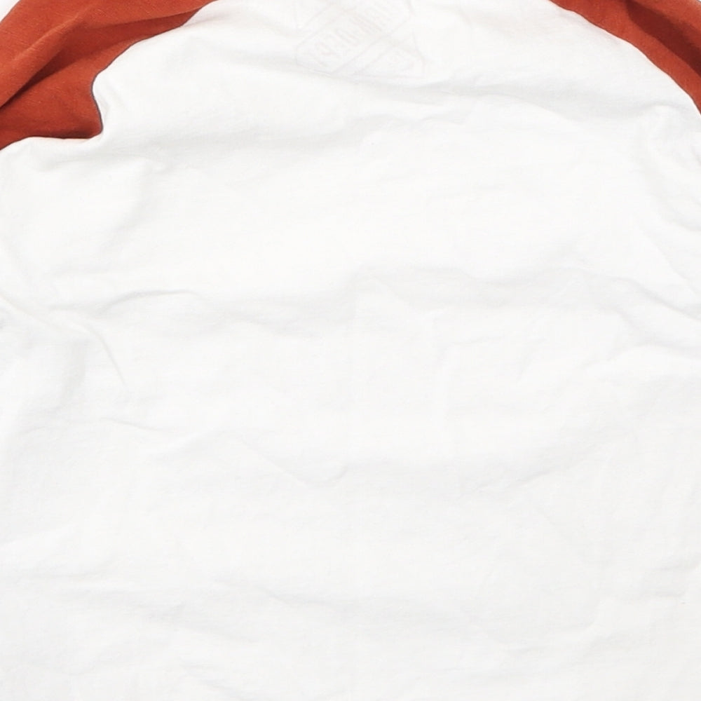 Urban Edition Boys Ivory  Cotton Basic Casual Size 4 Years Round Neck