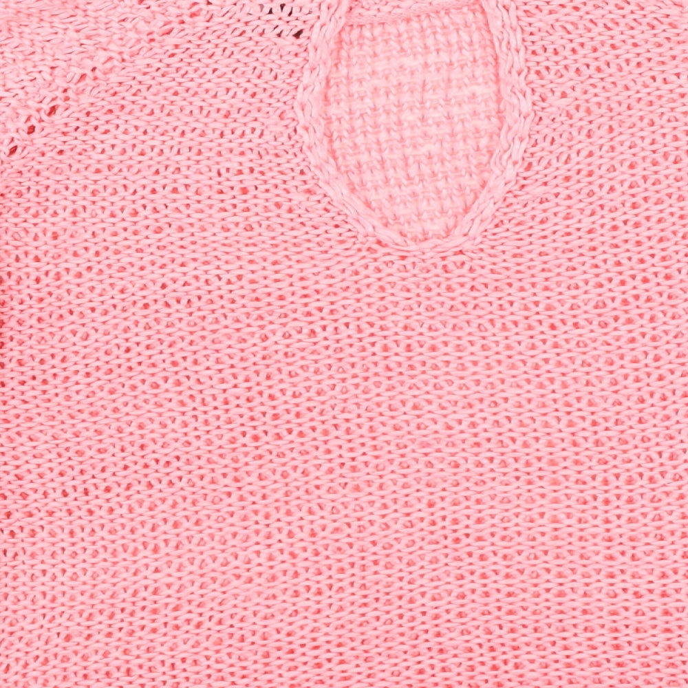 Womens UK Size S New Look Pink Pullover Jumper