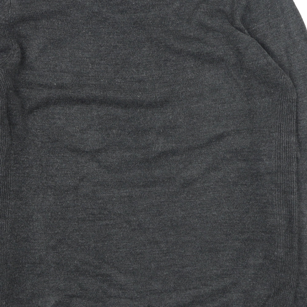 Primark  Womens Grey Round Neck  Acrylic Pullover Jumper Size 8