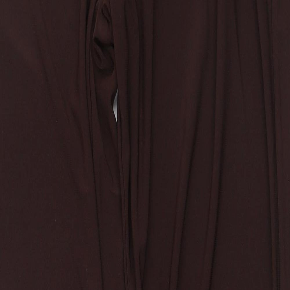 Anthony Womens Brown  Polyester Jegging Trousers Size M L29 in Regular