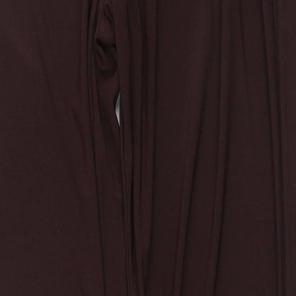Anthony Womens Brown  Polyester Jegging Trousers Size M L29 in Regular