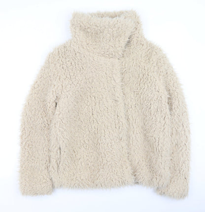 Primark Womens Beige   Kimono Coatigan Size 10