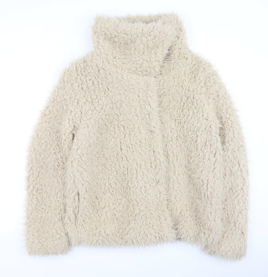 Primark Womens Beige   Kimono Coatigan Size 10